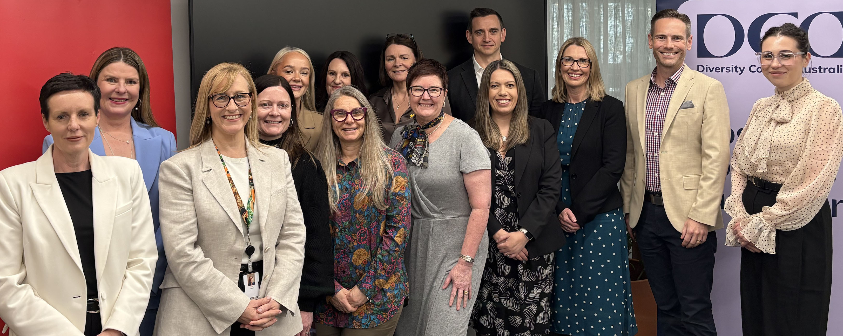Photo of CPOs and DCA board members and staff standing together from the Rountable in Adelaide