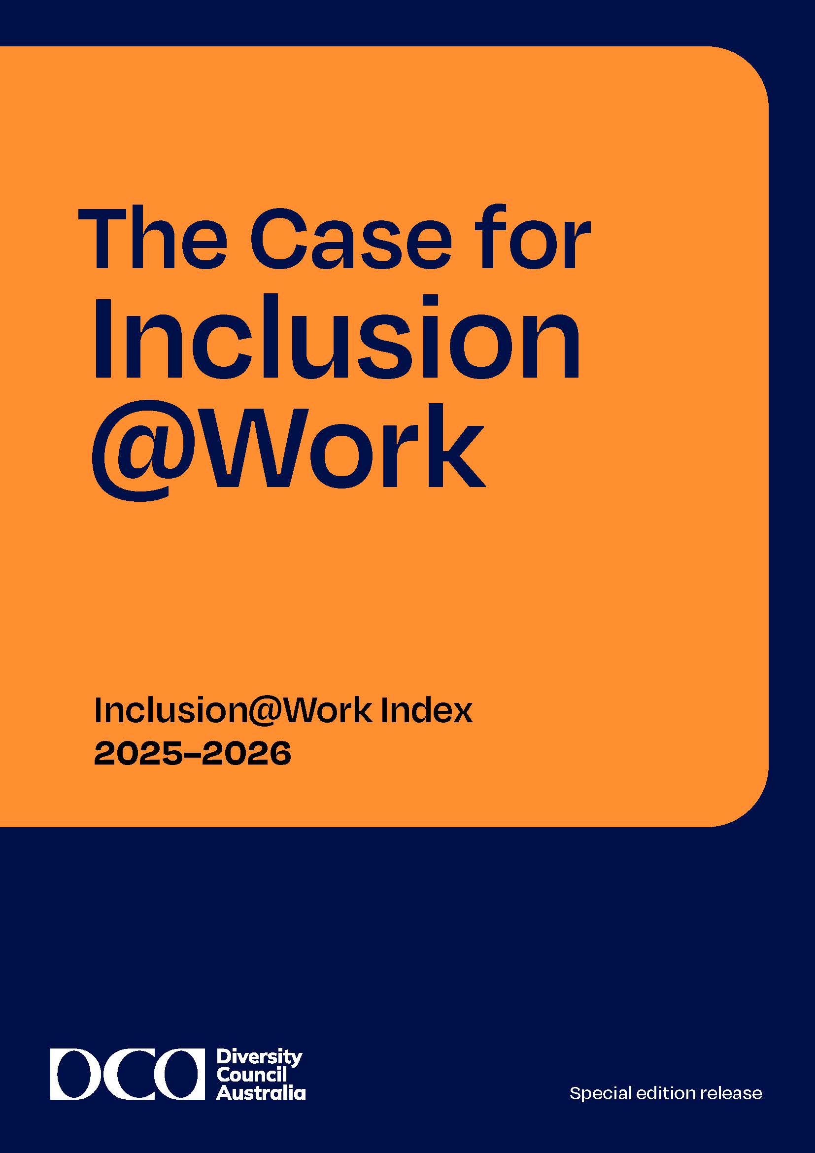 Cover page of The Case for Inclusion@Work