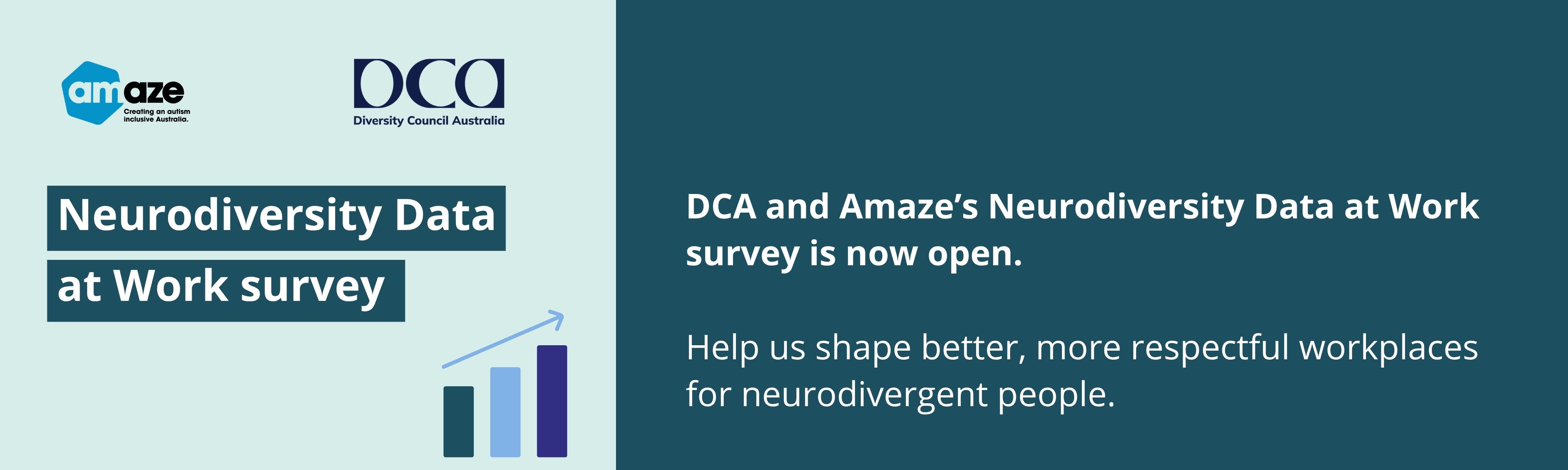 DCA and Amaze's Neurodiversity Data at Work survey is now open