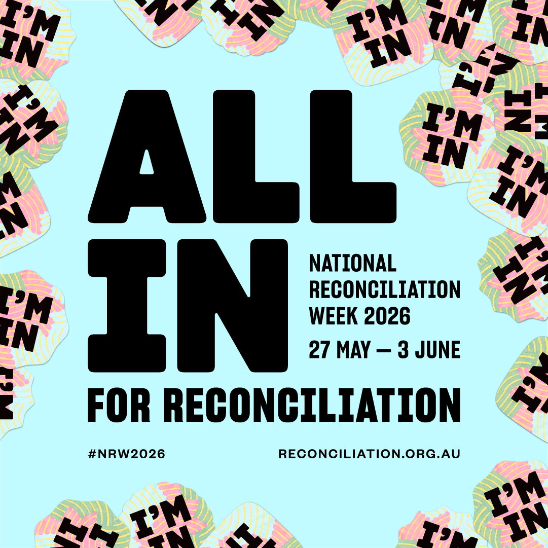 All In - National Reconciliation Week logo.