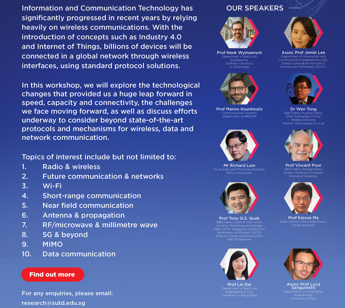 Find out more about the International Workshop on Future Communications