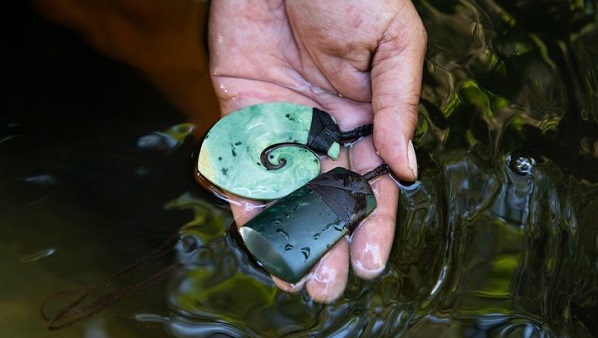 Hand with pounamu