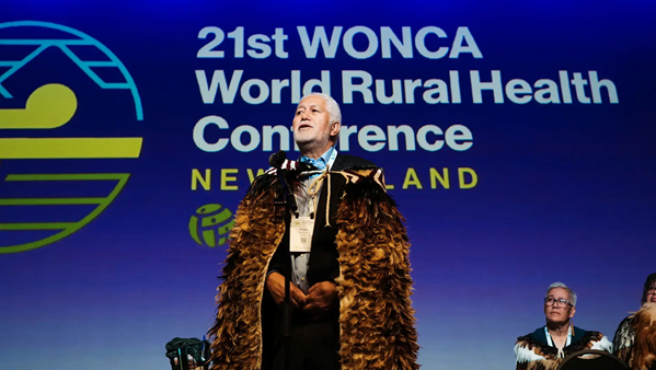 Delegates received an official pōwhiri welcome to the 21st WONCA World Rural Health Conference in Wellington